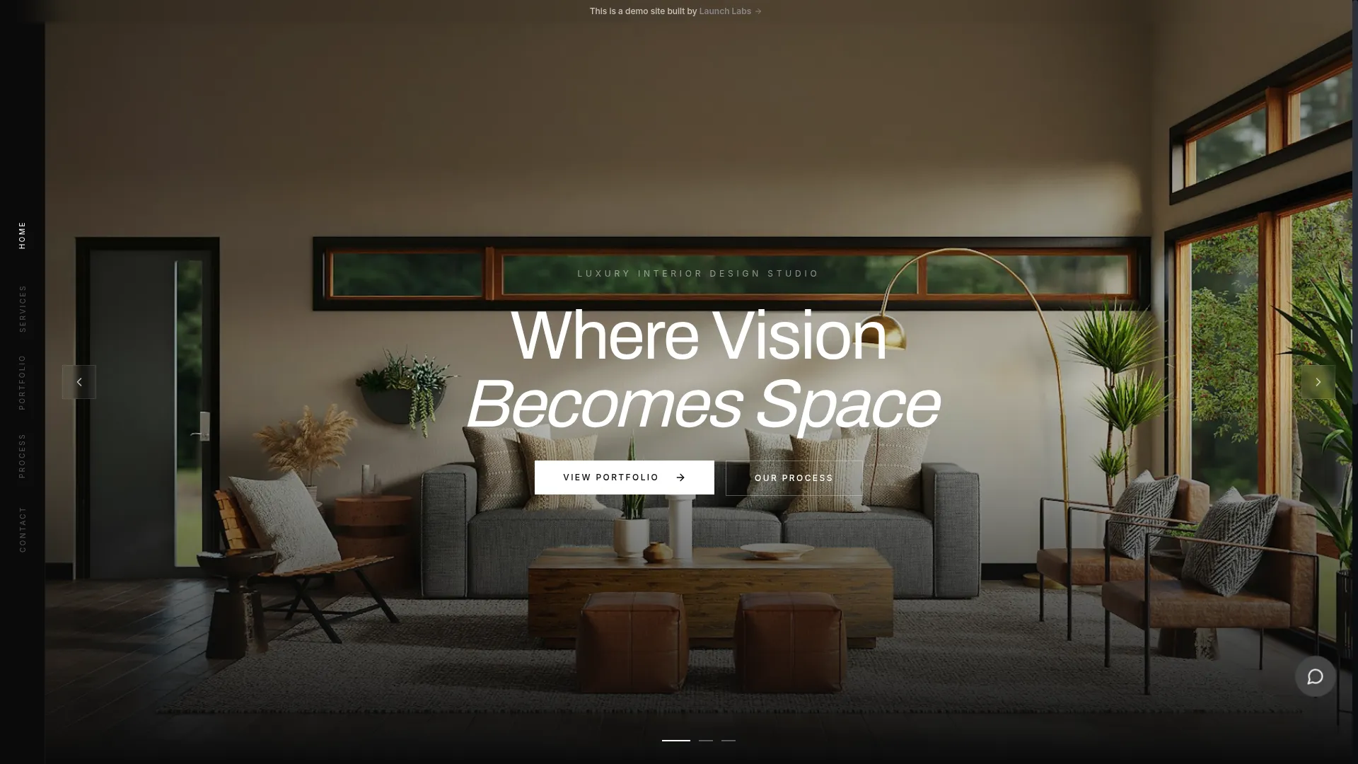Interior Design web design