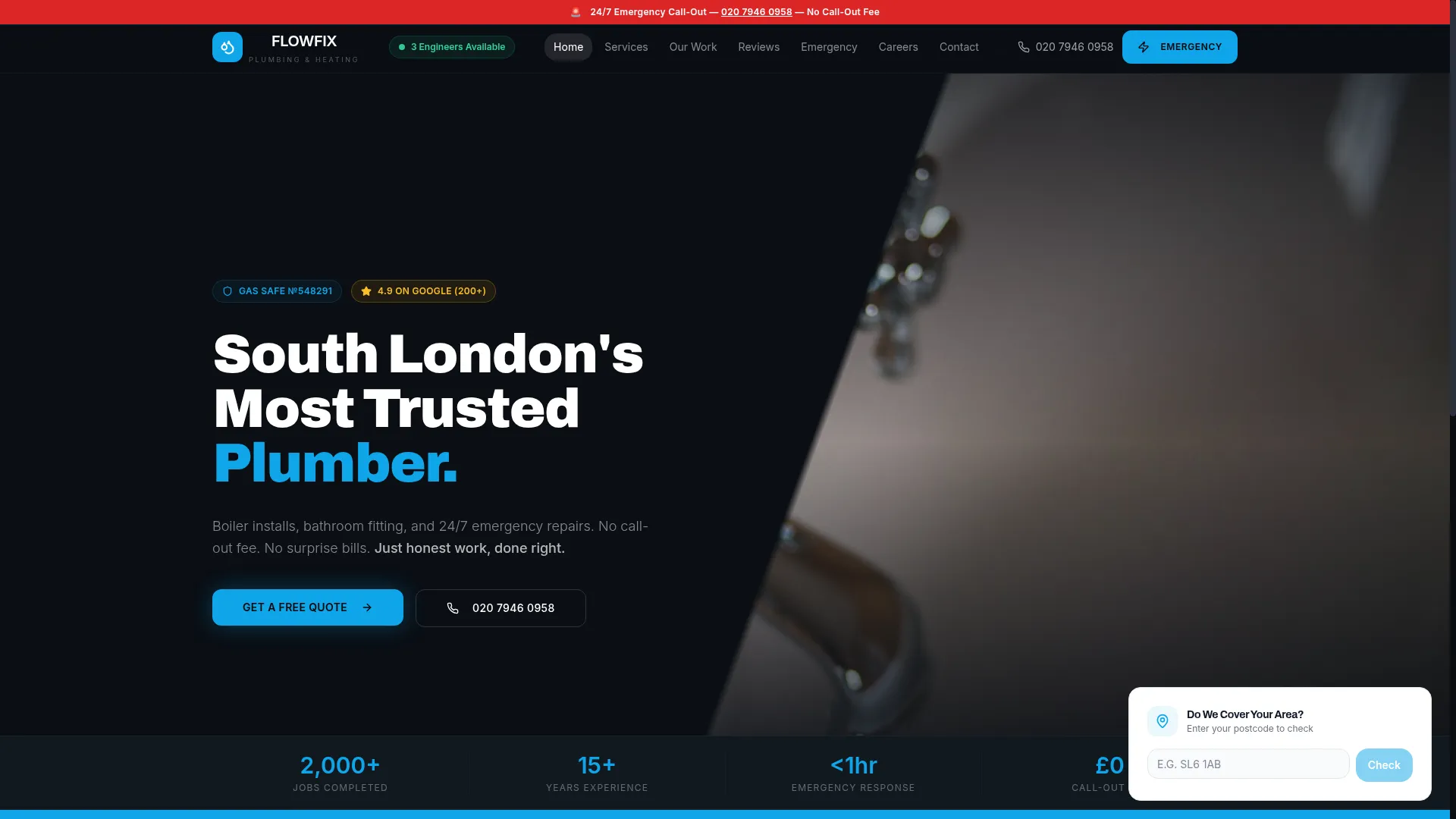 Trades web design